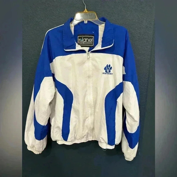 Vintage 90’s Kentucky Wildcats windbreaker lined inside men’s large/ XL - Picture 1 of 2